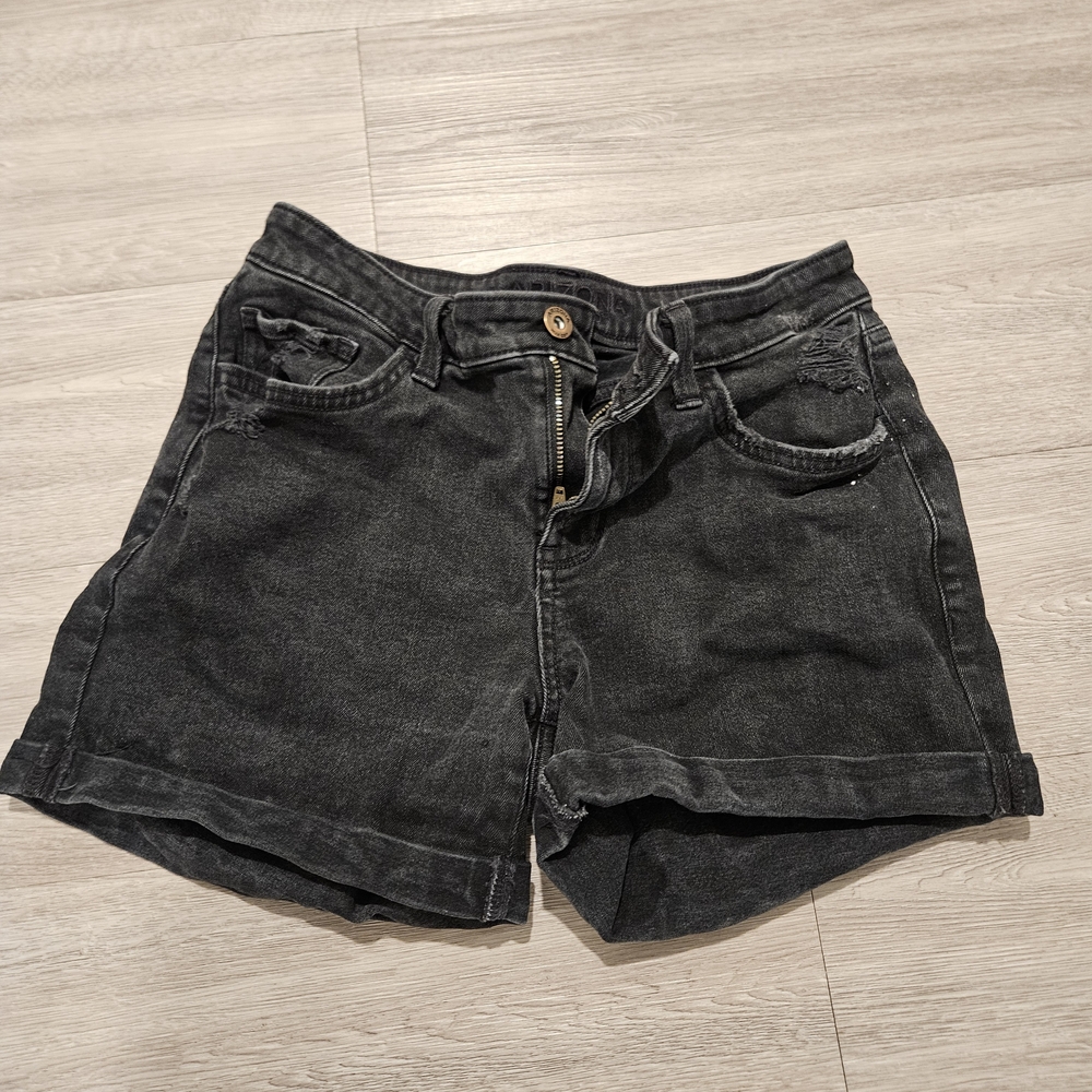Arizona Jean Company Women's Dark Gray Jean Shorts
